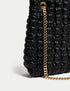 Quilted Chain Strap Shoulder Grab Bag
